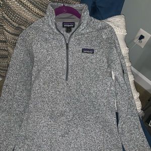 Grey Patagonia Zip Up